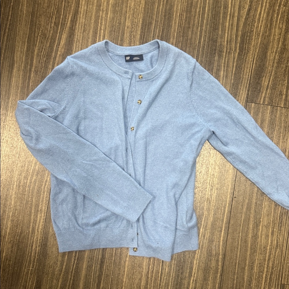 Light Blue Cardigan Sweater